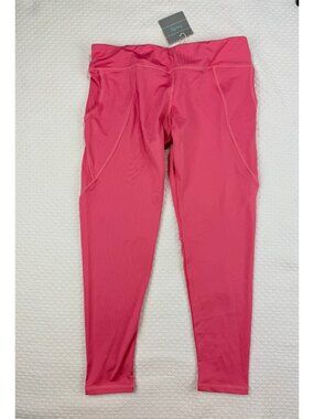 HONESTY GIRL'S BIG KID Size XL 14 - 16  ATHLETIC LEGGINGS POCKETS Pink